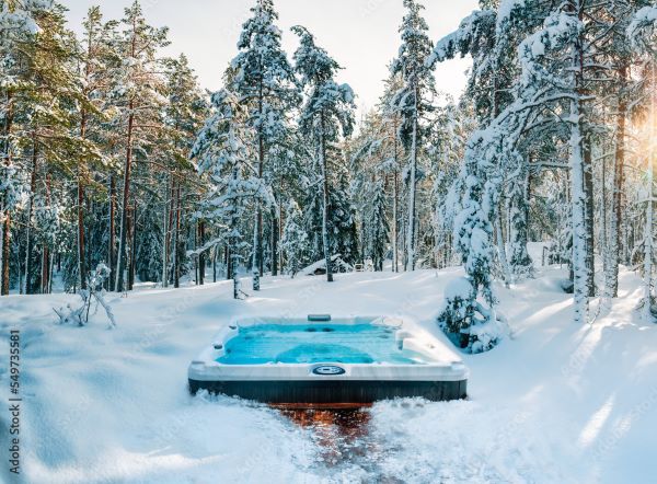 Hot tub a great way to get outside in the winter