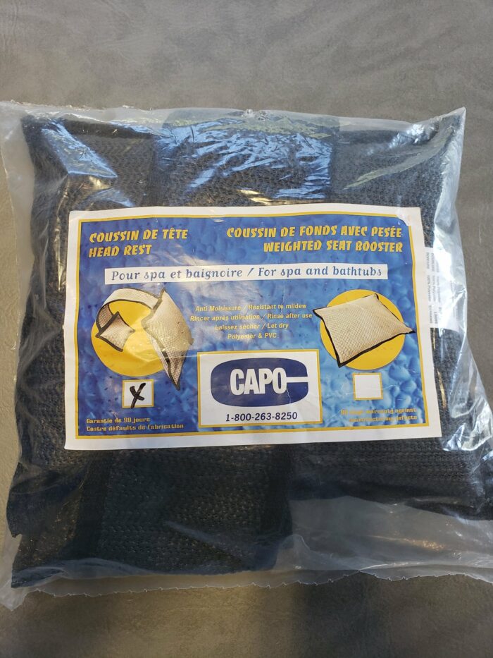 Capo Spa Headrest Black - Swim World Chelan