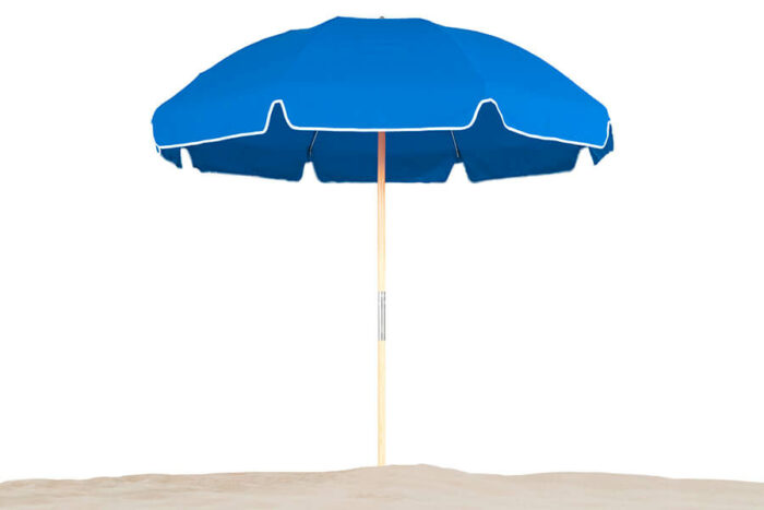 6.5' Hexagon Emerald Coast Beach Umbrella by Frankford