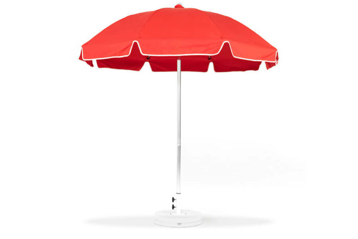 catalina fiberglass patio umbrella red - Swim World Chelan