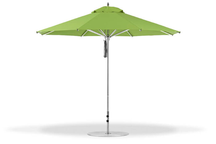 greenwich alumnium market umbrella green - Swim World Chelan