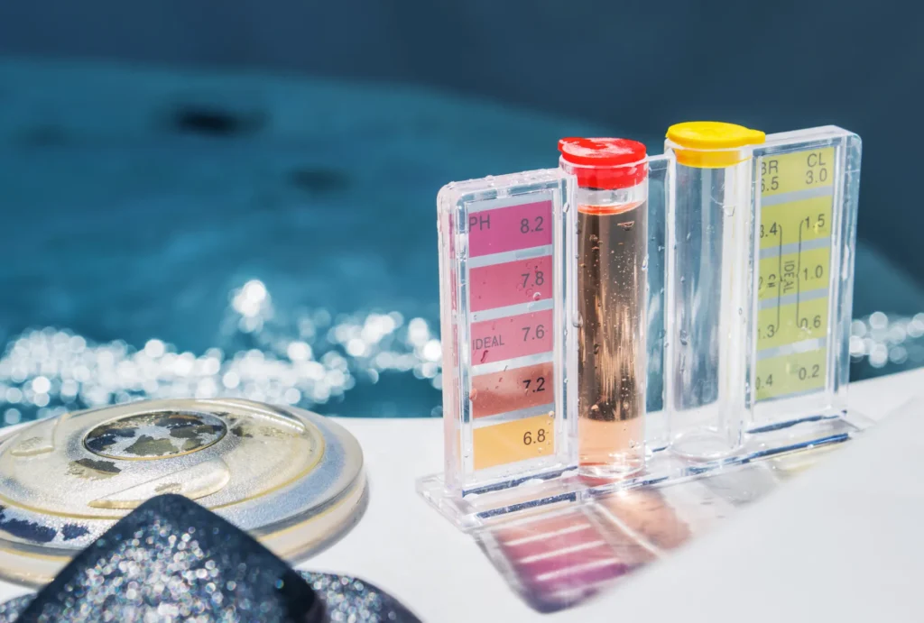 swimming pool water chlorine and ph level test - Swim World Chelan
