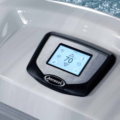 J-400 collection Jacuzzi Hot Tub control panel in J-400 collection Jacuzzi Hot Tub control panel in
